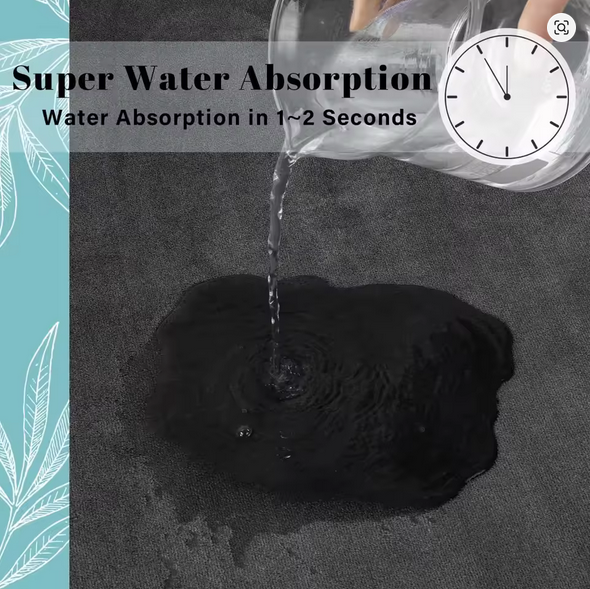 Anti Slip Super Absorbent Non Slip Bath Floor Mat