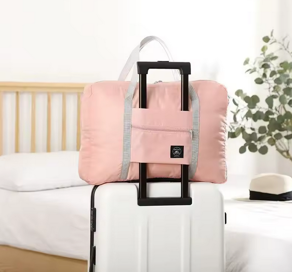 Foldable Carry On Lightweight Travel Gym Duffel Bag for Women, Men, Unisex