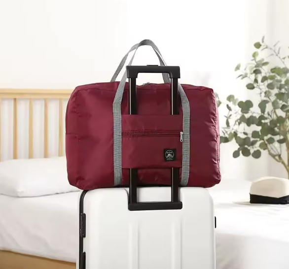 Foldable Carry On Lightweight Travel Gym Duffel Bag for Women, Men, Unisex