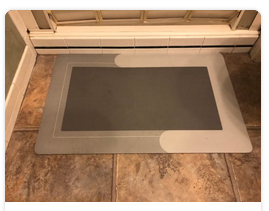 Super Absorbant, Quick Dry Non Slip Magic Bathroom Floor Mat